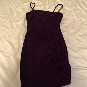 dark purple dress